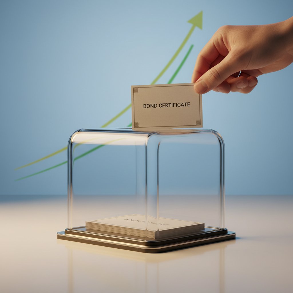 안정적인 채권 투자를 상징하는 이미지