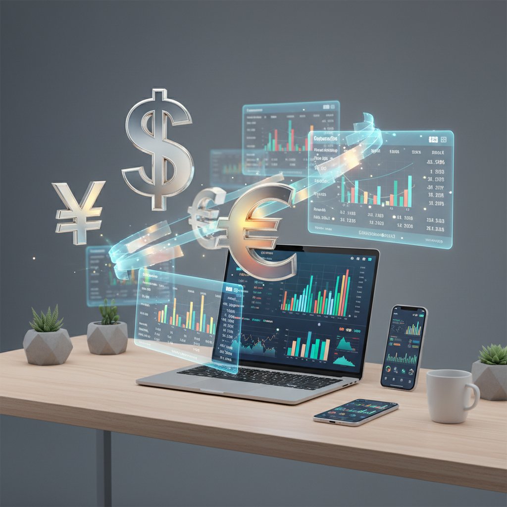 다양한 통화 아이콘